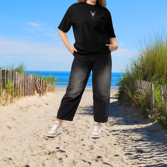 Cross oversized heavyweight t-shirt